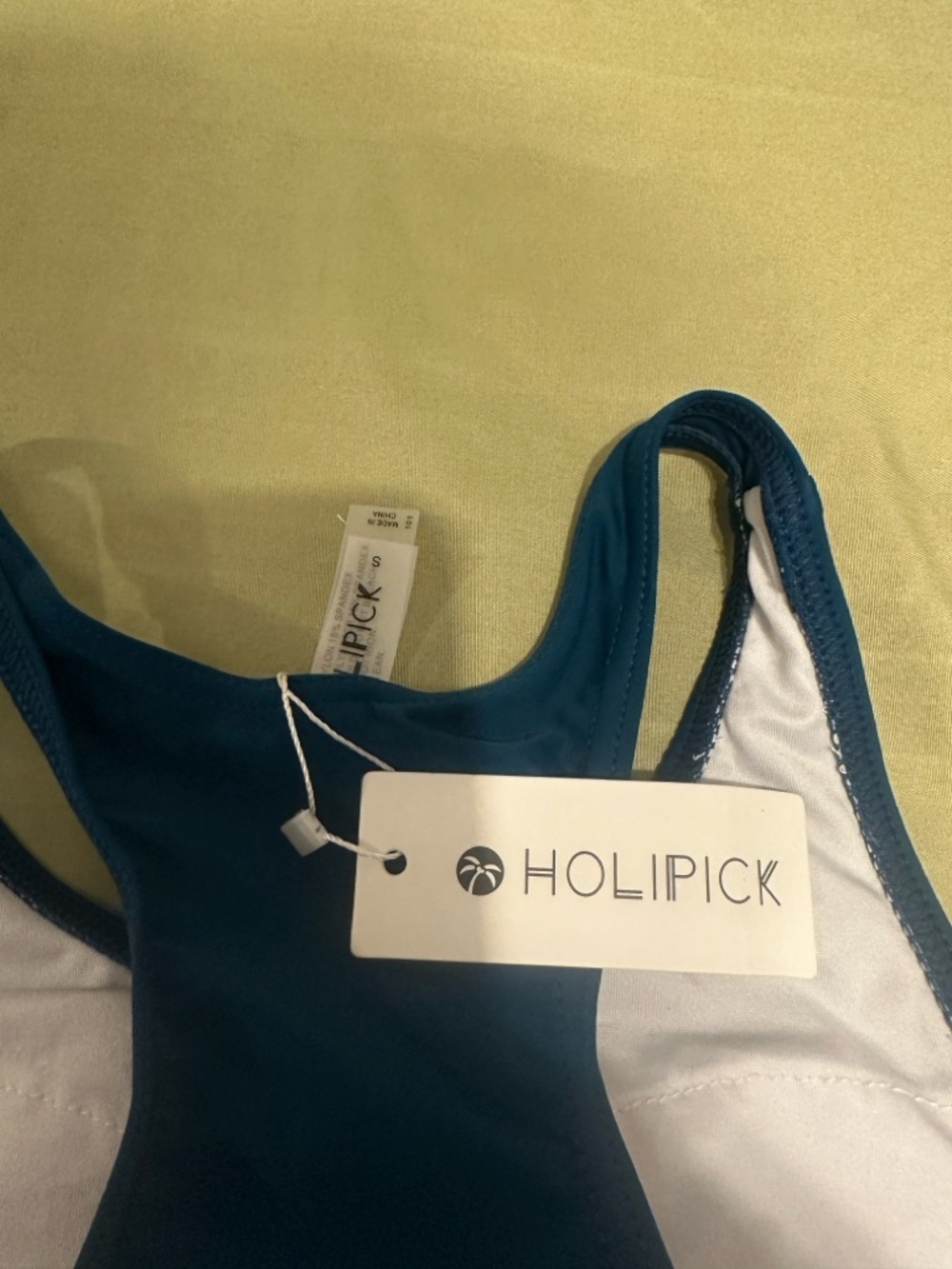 Holipick Deep Teal Racerback Swim Top - Picture 4 of 5